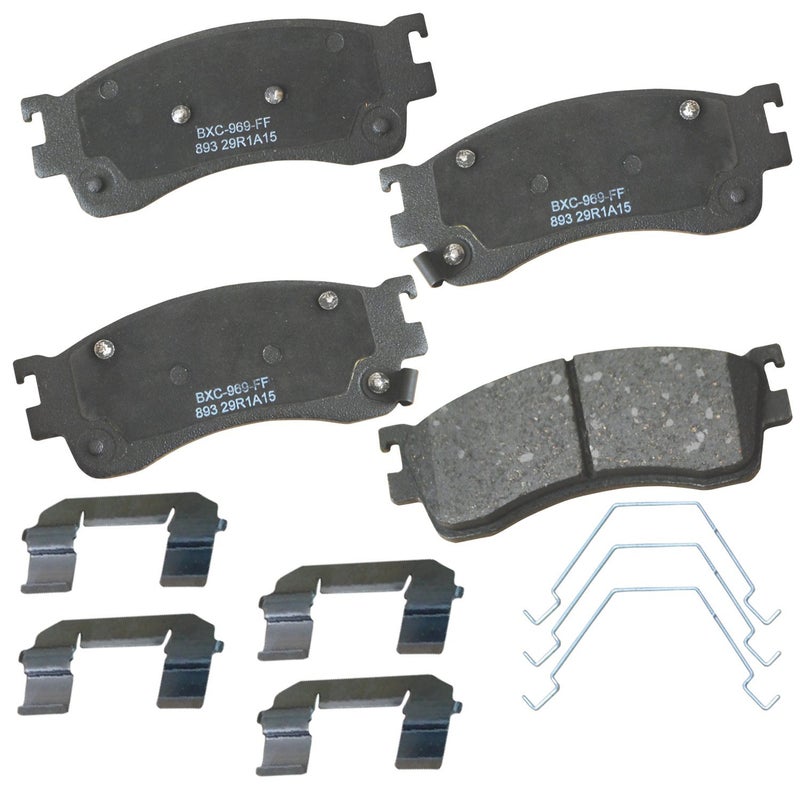 Bendix Premium SBC893 Ceramic Front Brake Pads for Mazda Protege 2003-2001, Protege5 2003-2002 - Image 2