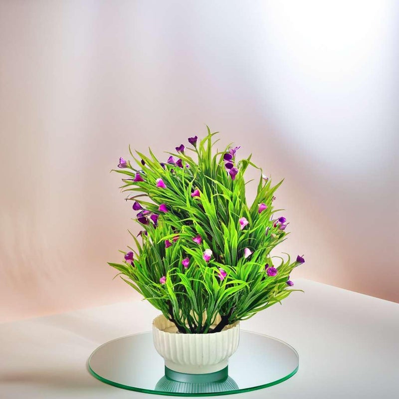 Ananya Communication Point Ananya Communication Point Artificial Plants with Pot Showcase Decoration Plants Green Flowers Fake Plant Artificial Plants for Home Decor Office Gifting Plants Decorative Potted Plants RVAP11  - Image 5