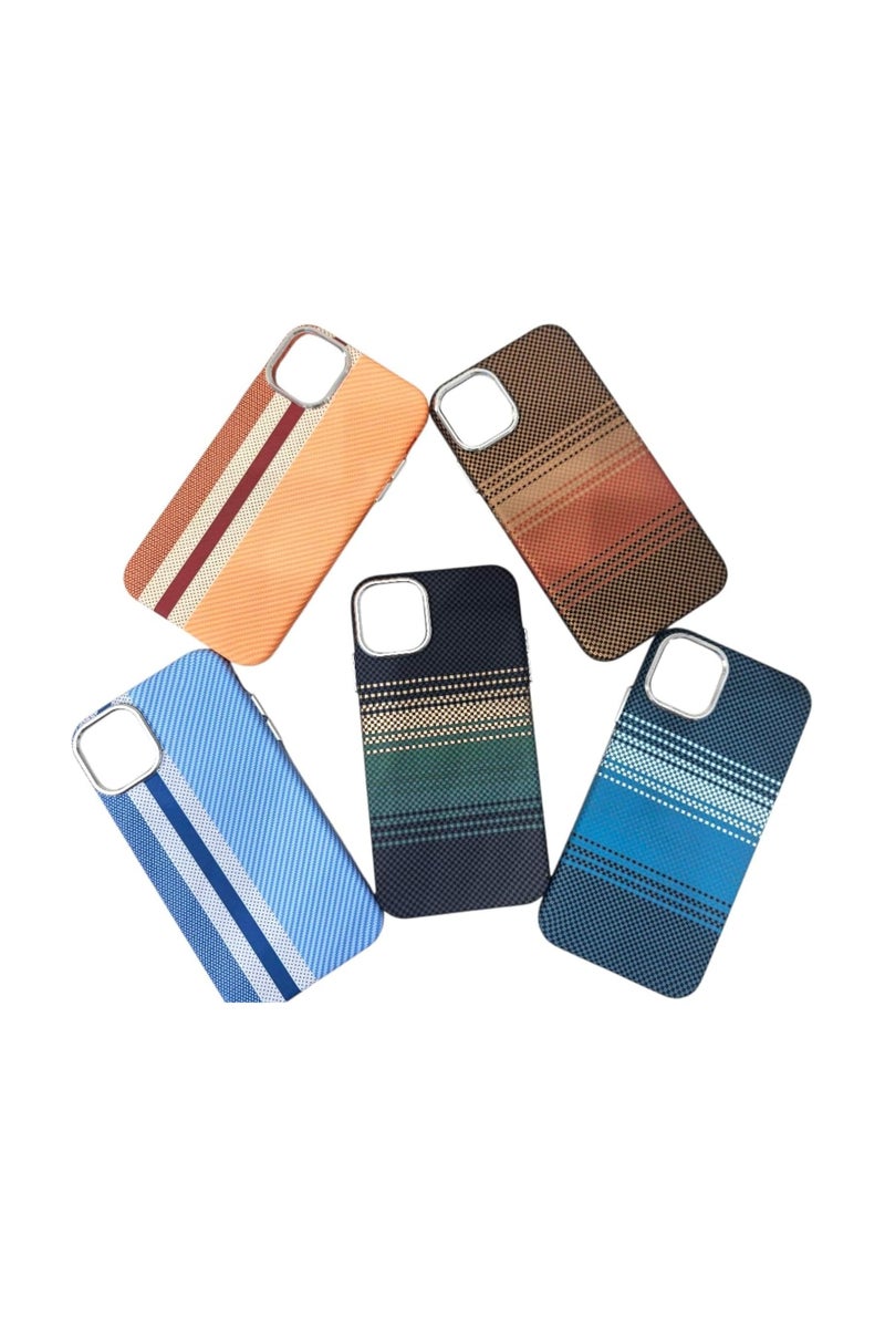 erorex Phone Case Compatible with iPhone 15 Pro Max Slim Lightweight Protective Cover with Blue Stripe Pattern Anti Slip Grip Shock Absorption Precise Cutouts and Stylish Durable Design - Image 5