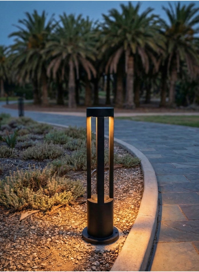 في ماكس مصباح LED دائري الشكل بارتفاع 30 سم - عمود حديقة عصري من الألومنيوم بقوة 12 واط (IP65، AC220-240V) - Image 4