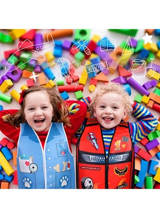 Haysandy 20 Pcs Kids Community Helper Dress Up Vest Career