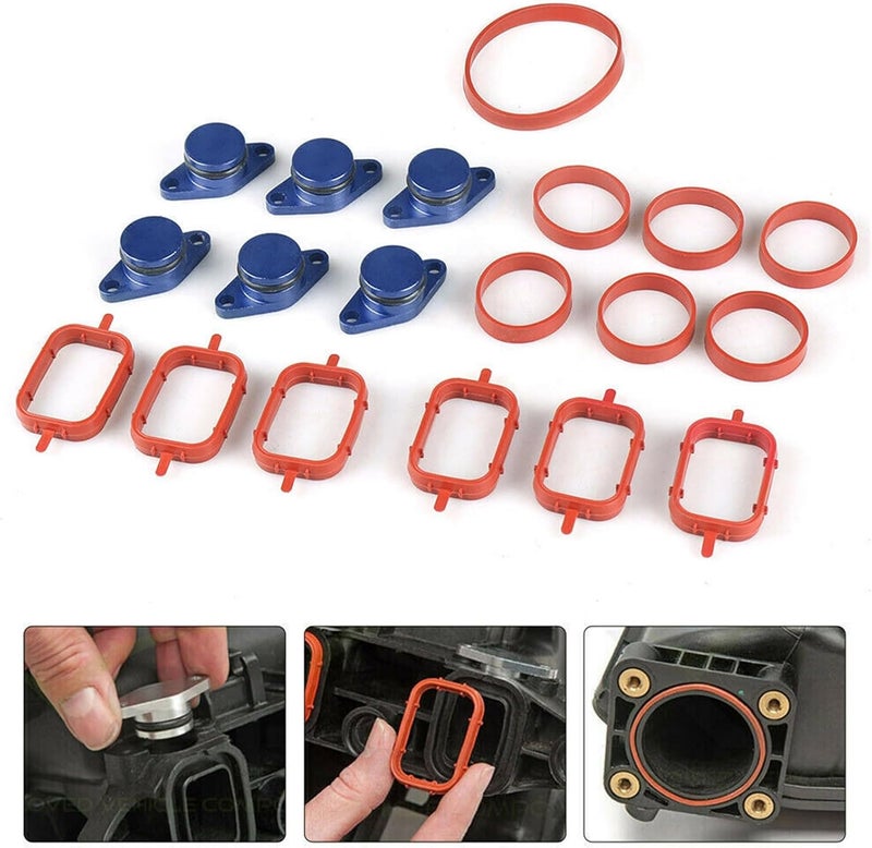 Wivplex Aluminum Engine Intake Swirl Flap Blanks Kit - Image 5