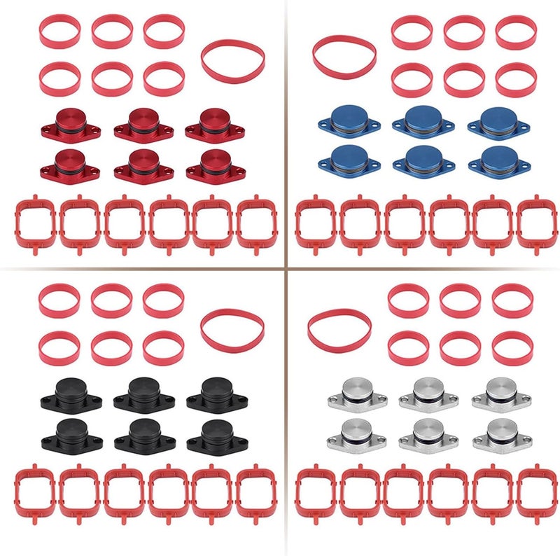 Wivplex Aluminum Engine Intake Swirl Flap Blanks Kit - Image 3