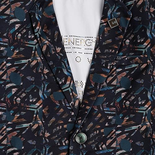 CAVIO Boys Printed Blazer and T-Shirt Green - Image 4
