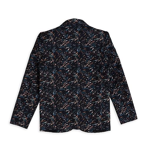 CAVIO Boys Printed Blazer and T-Shirt Green - Image 5