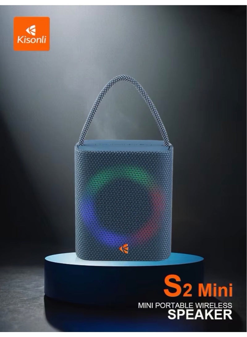 مكبر صوت بصوت استريو نقي وبطارية قوية s2 mini من kisonli - https://f.nooncdn.com/p/pzsku/ZBB5382405AF4ED0706F6Z/45/_/1774826404/2e992ce0-b646-43bd-88d9-96d3e281c189.jpg