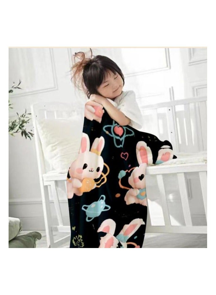 general Children's or student cartoon flannel thin blanket (warm and comfortable, suitable for sleep, games) 100cm*150cm - 471 - Image 4