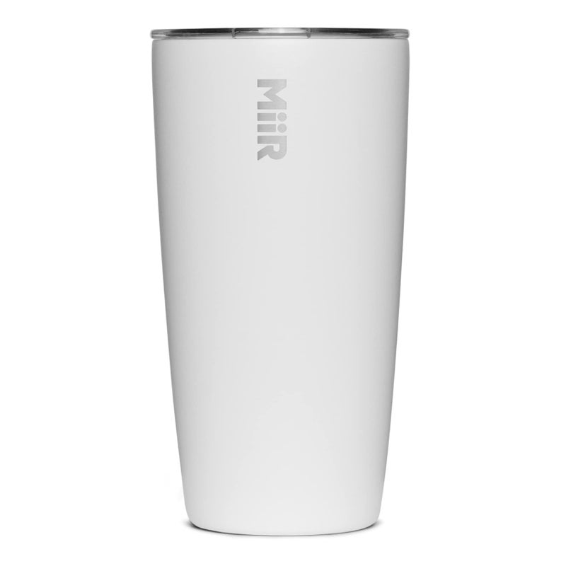 MiiR Tumbler, 16oz Insulated Stainless Steel with Press Fit Slide Lid – Splash Proof Design, Holds Hot & Cold Beverages, Stylish & Functional Cup Holder Compatible - Image 1