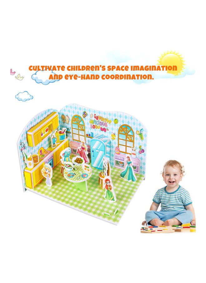 HT3080 3 Dimensional Cartoon Paper Construction DIY Kit Upto 12 Months  - Image 5