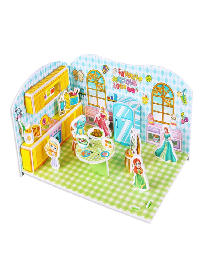HT3080 3 Dimensional Cartoon Paper Construction DIY Kit Upto 12 Months  - Image 1