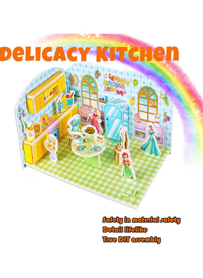 HT3080 3 Dimensional Cartoon Paper Construction DIY Kit Upto 12 Months  - Image 3
