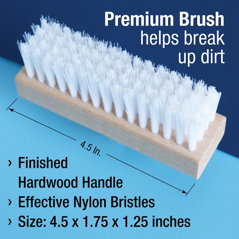 CleanKicks Shoe Cleaning Kit - Footwear Cleaner for Sneakers, Boots, Cleats, and Many Other Shoe Types - (4 Ounce Bottle and Brush). Packaging May Vary Between Green and Blue. - Image 4