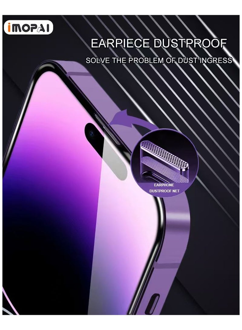 عام واقي شاشة زجاجي مقوى 9H من iMOPAI لهاتف Apple iPhone 16 - مقاوم للماء والغبار والخدش - Image 5