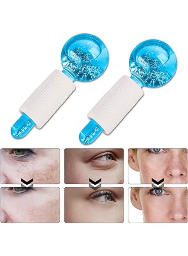 مدلك للوجه والعينين بالثلج، أدوات العناية بالبشرة مع مدلك للوجه 2 في 1 وعلبة سفر، عناية ذاتية للرجال والنساء - Image 1