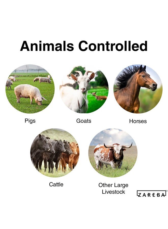 Zareba EAC50M-Z AC-Powered Low-Impendence Electric Fence Charger - 50 Mile Electric Fence Energizer, Contain Animals and Keep Out Predators - Image 5