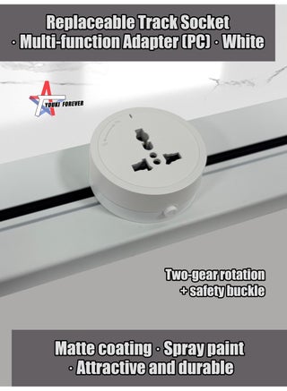 Replaceable Track Socket · Multi-function Adapter (PC) · White