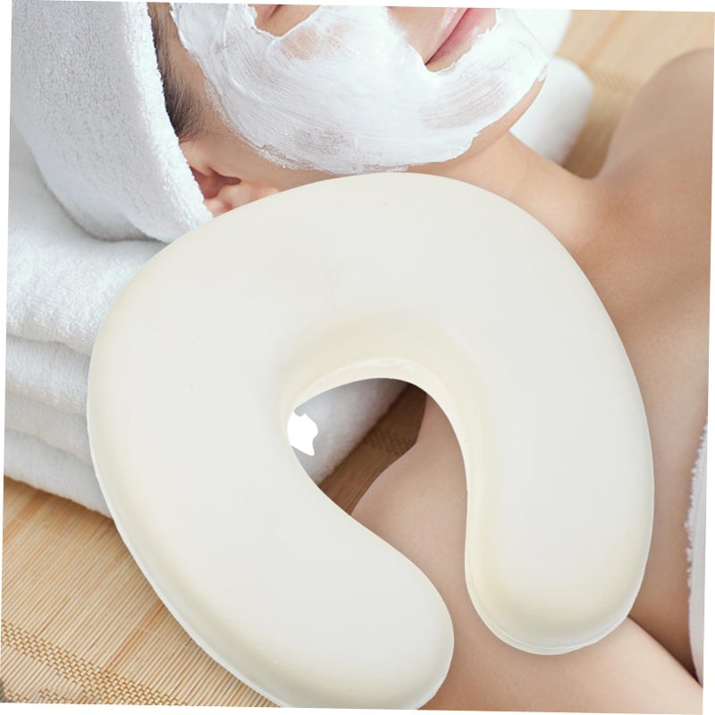 Memory Foam Face Cushion Pillow For Neck Support Sleeping Travel Spa Salon - Image 5
