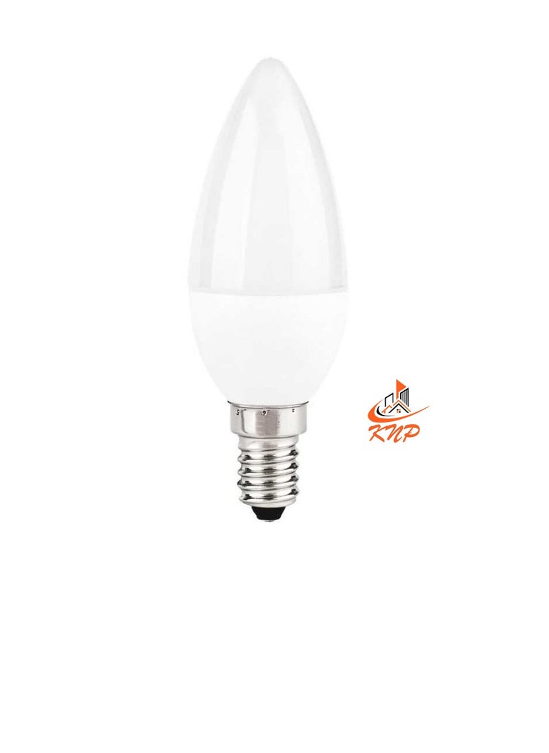 كنب E14 لمبة LED GLS شمعة بلورية 7 وات 3000 ك  - Image 3