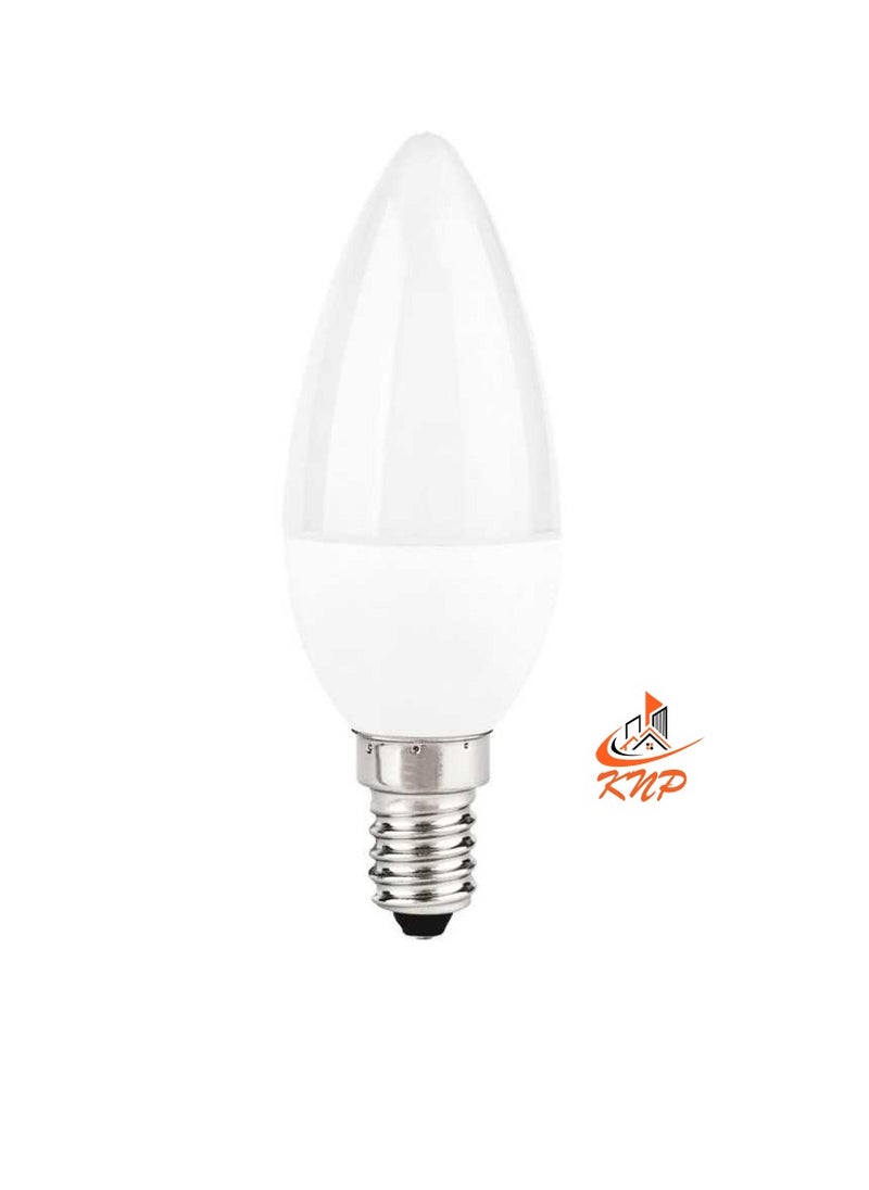كنب E14 لمبة LED GLS شمعة بلورية 7 وات 3000 ك  - Image 2