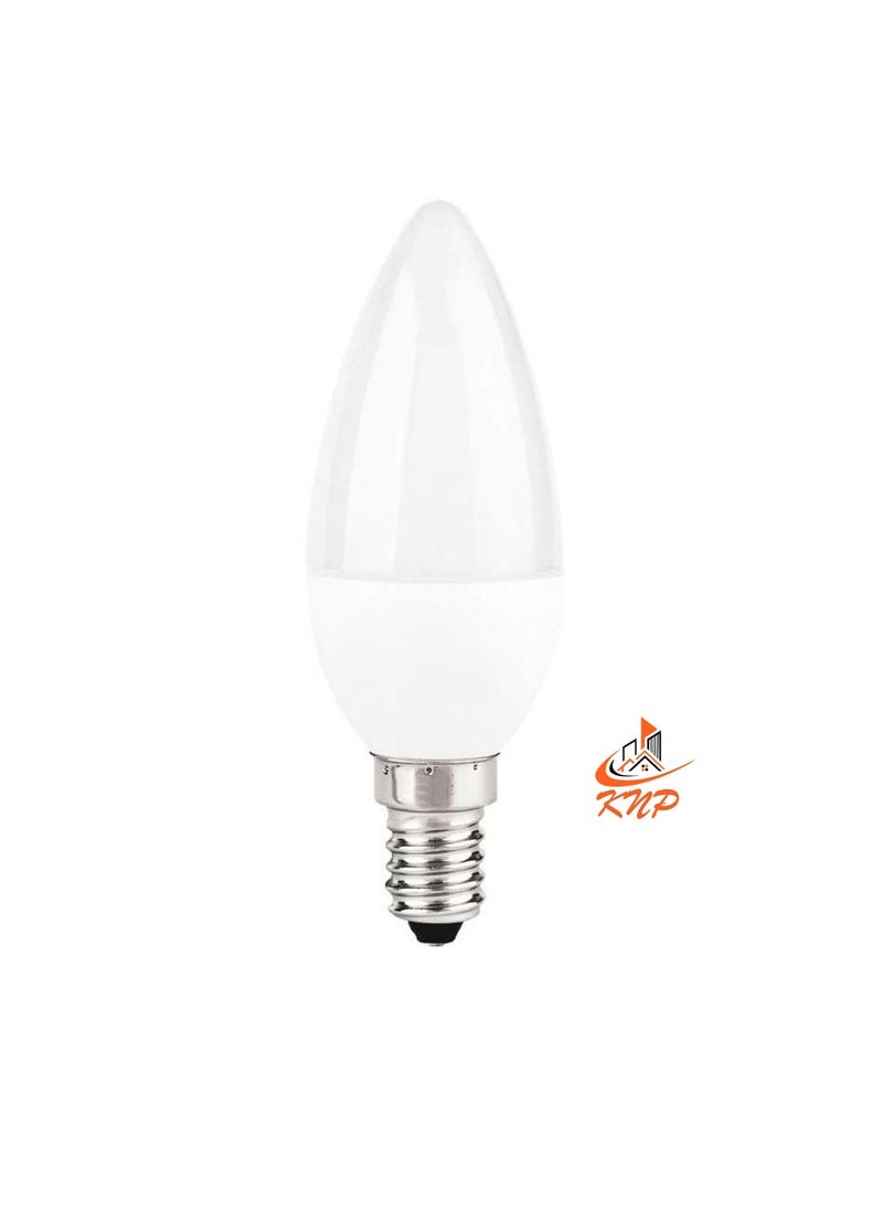 كنب E14 لمبة LED GLS شمعة بلورية 7 وات 3000 ك  - Image 1