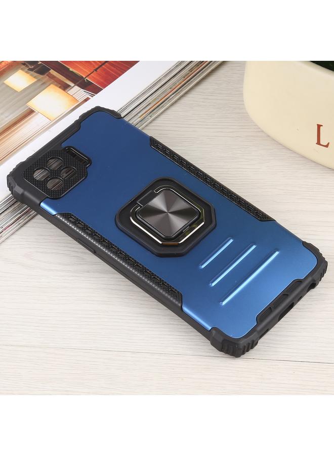 S-TOP Case For OPPO A73 Fierce Warrior Series Armor All-inclusive Shockproof Aluminum Alloy + TPU Protective Case with Ring Holder - Image 2