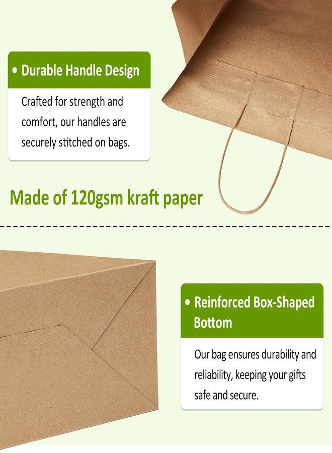 BagDream Large Gift Bags with Handles Bulk 13x4.5x10 Inch 30Pcs Wide Large - Image 4