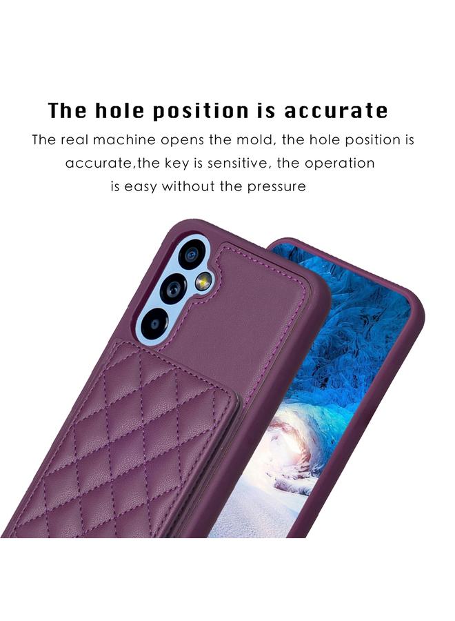 S-TOP Case For Samsung Galaxy A54 5G BF25 Square Plaid Card Bag Holder Phone Case - Image 3