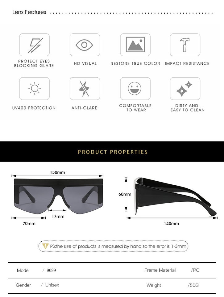 Sunglasses UV Protection Fashion 9099 - Image 4