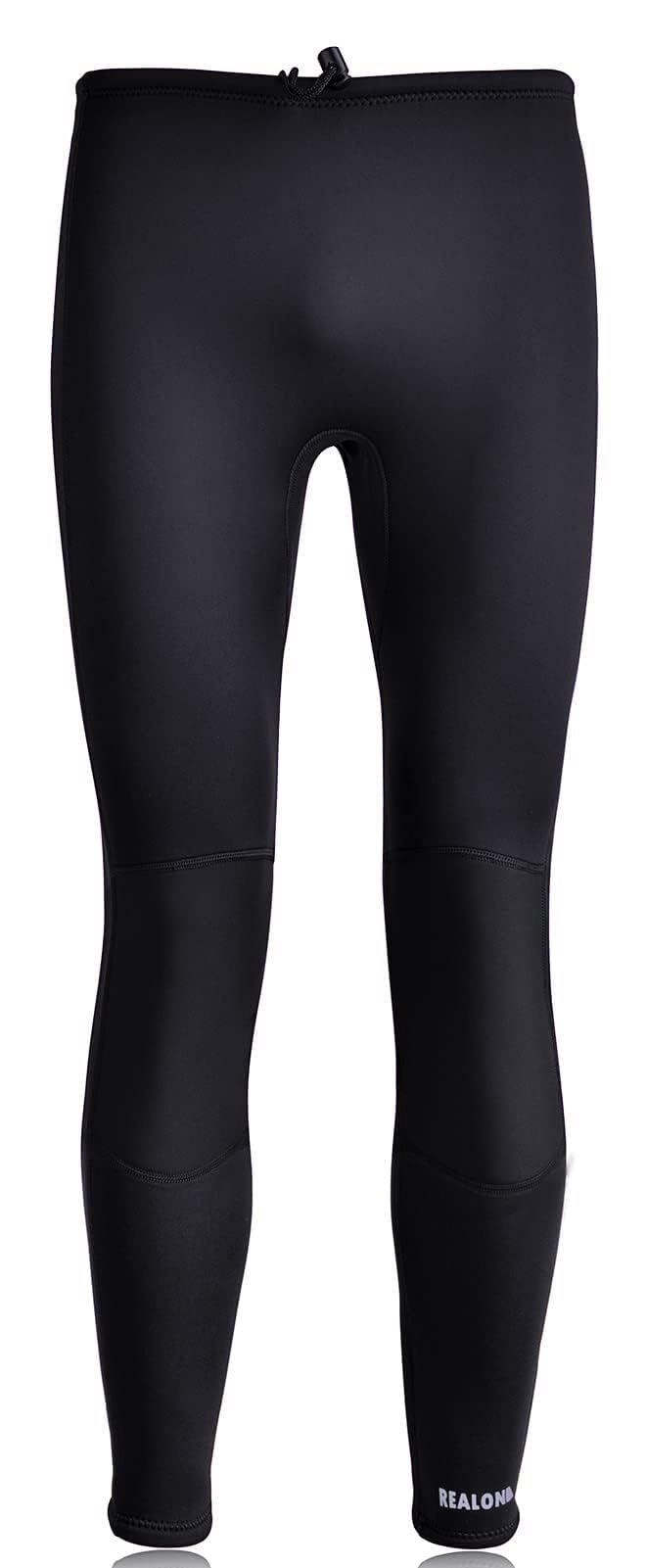 REALON Wetsuit Pants Men Womens Wet Suits Swim Tights 3mm Neoprene Swimming Leggings 2mm Long Diving Surfing Kayak Pant Keep Warm for Workout Scuba Snorkeling Canoeing Water Sports - Image 2