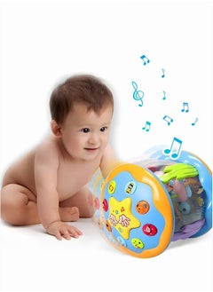 JoyousSto Baby Toys 6 to 12 Months - Musical Learning Infant Toys 1+ Age Babies Ocean Rotating Light Up Toys for Toddlers 1+ Age Boys Girls Baby Gifts Blue  - Image 4