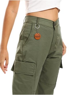 Coctail 9997-cargo pants-olive  - Image 4