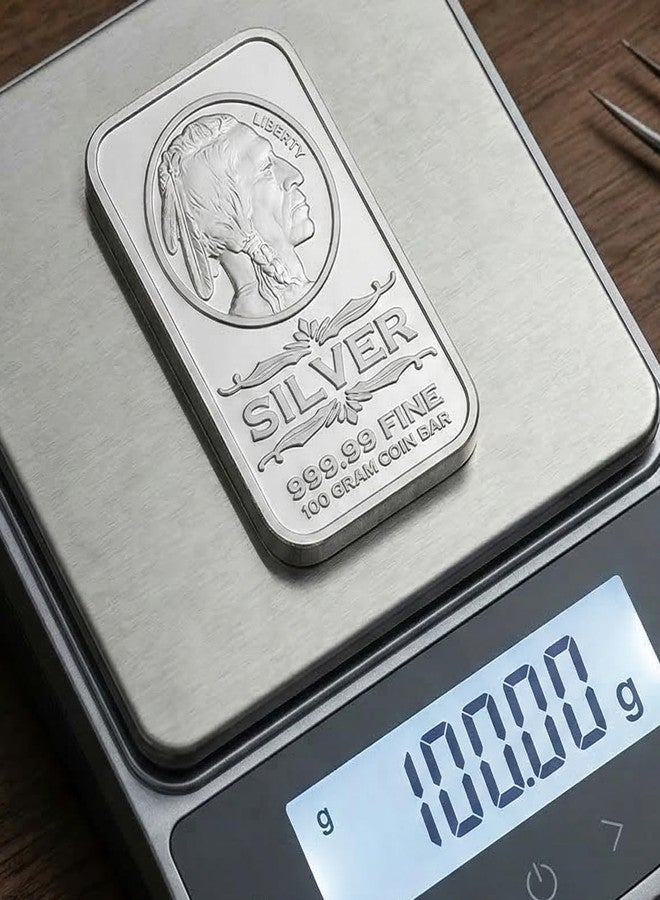 Flipster 100 Grams - American Indian Head & Eagle Shield Design | USA Fantasy Style Silver-Plated Coin Bar - Image 4