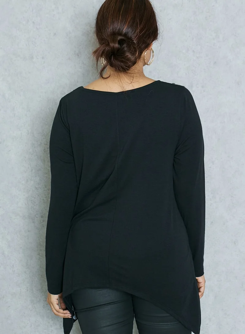 EVANS Sequin Top