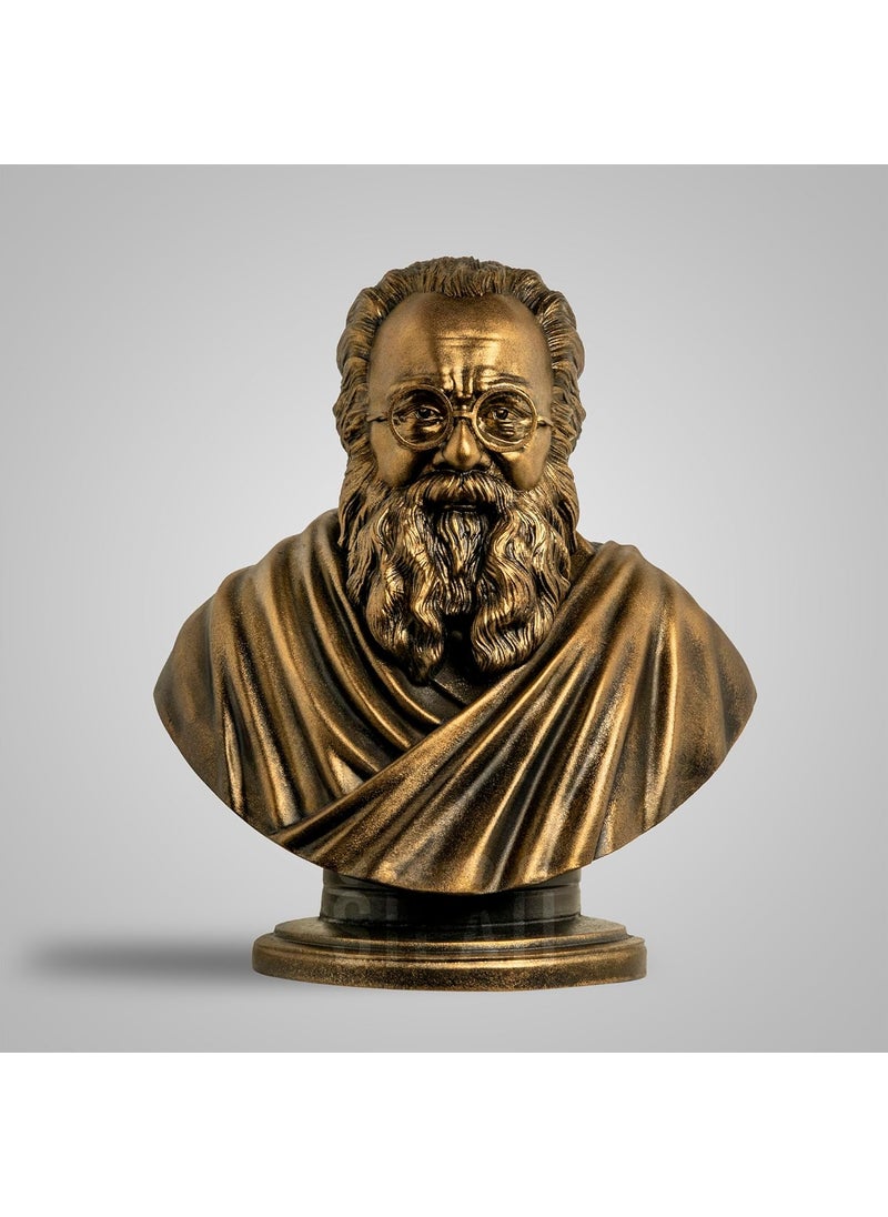 SILAII SILAII Periyar Sculpture Antique Bronze 5 Inch  - Image 1