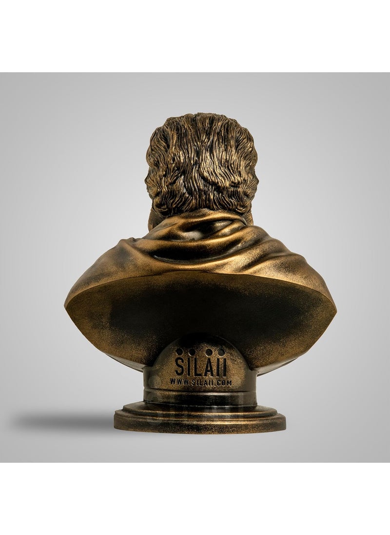 SILAII SILAII Periyar Sculpture Antique Bronze 5 Inch  - Image 5