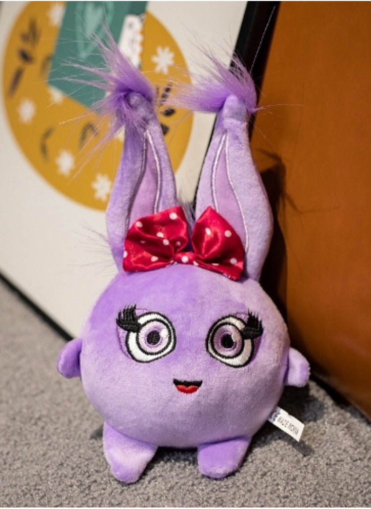 Y&D Cartoon Sunny Bunnies Bunny Doll Plush Toy Rabbit Doll Purple 20CM  - Image 1