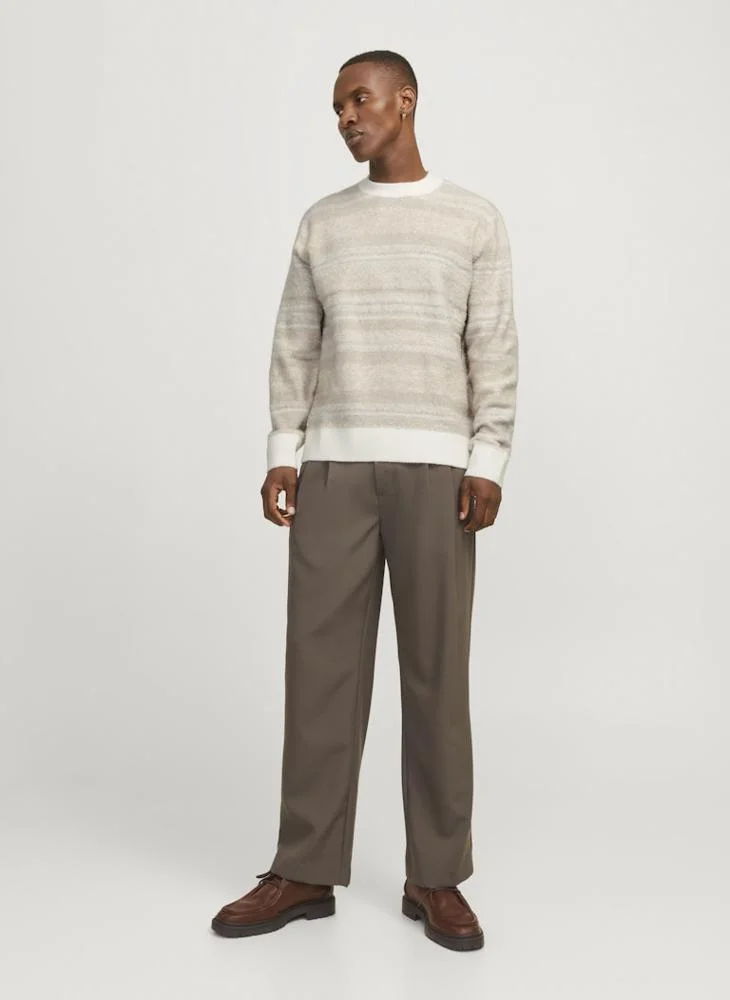 جاك اند جونز Color Block Knitted Sweater