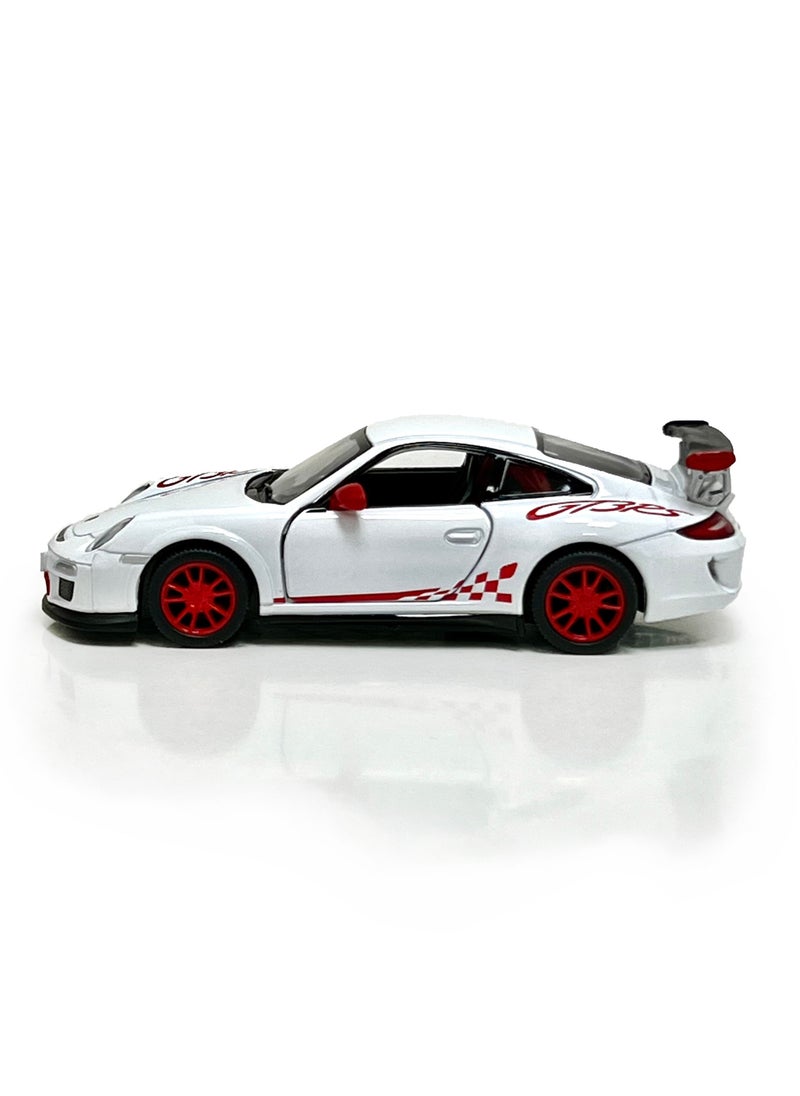 Kinsmart - Porsche 911 GT3 RS Die Cast Metal Doors Openable Pull Back Action Toy car - Image 1