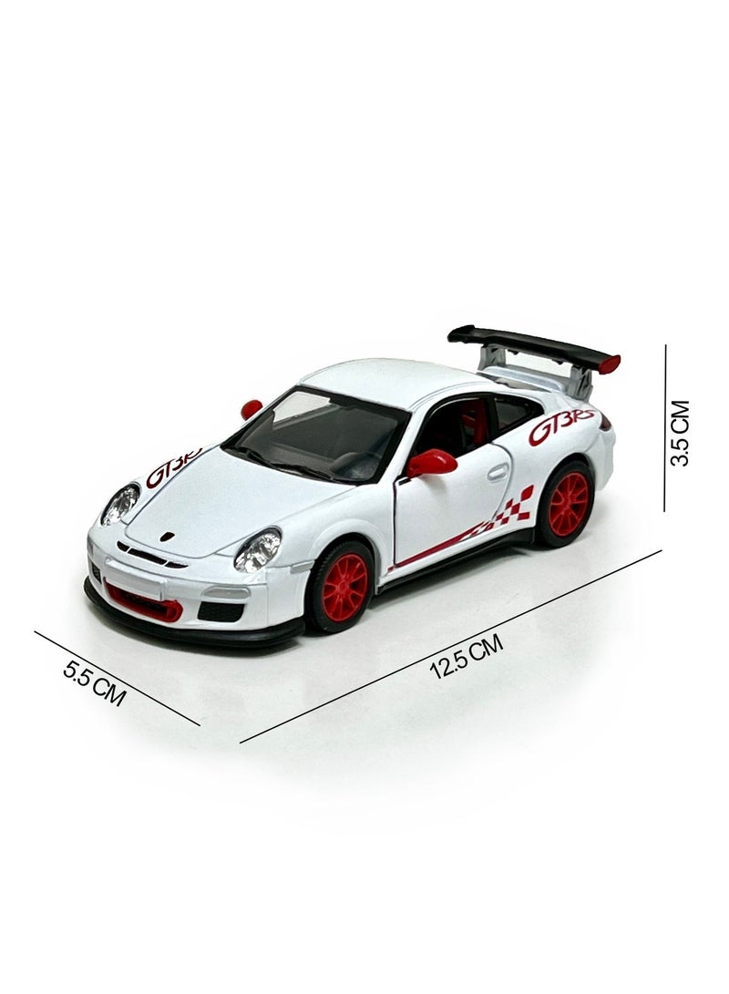 Kinsmart Porsche 911 GT3 RS Die Cast Metal Doors Openable Pull Back Action Toy car - Image 4