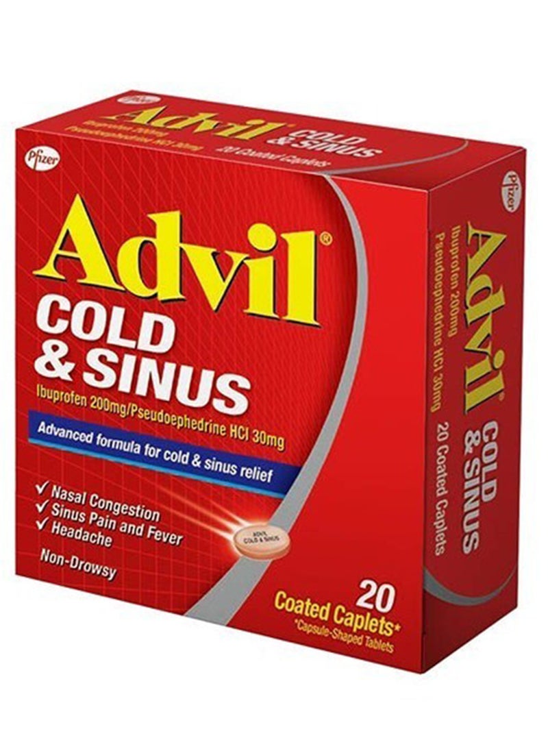 Advil Cold & Sinus Tab 20'S 