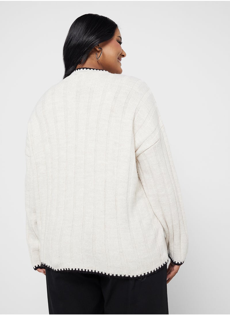 Only Carmakoma - High Neck Sweater - Image 1