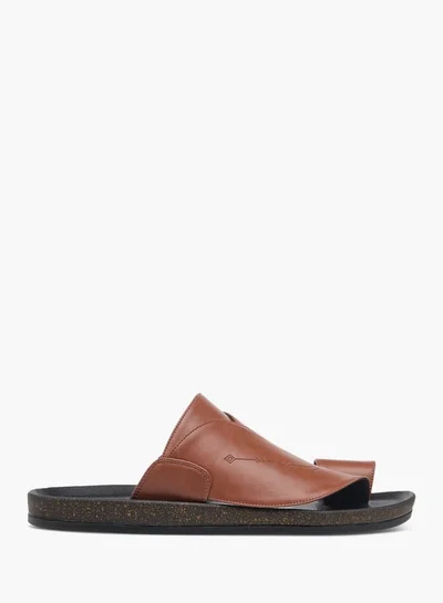 ال بي ال من شو اكسبرس صنادل عربية رجالية سليب أون بنقوش جانبية