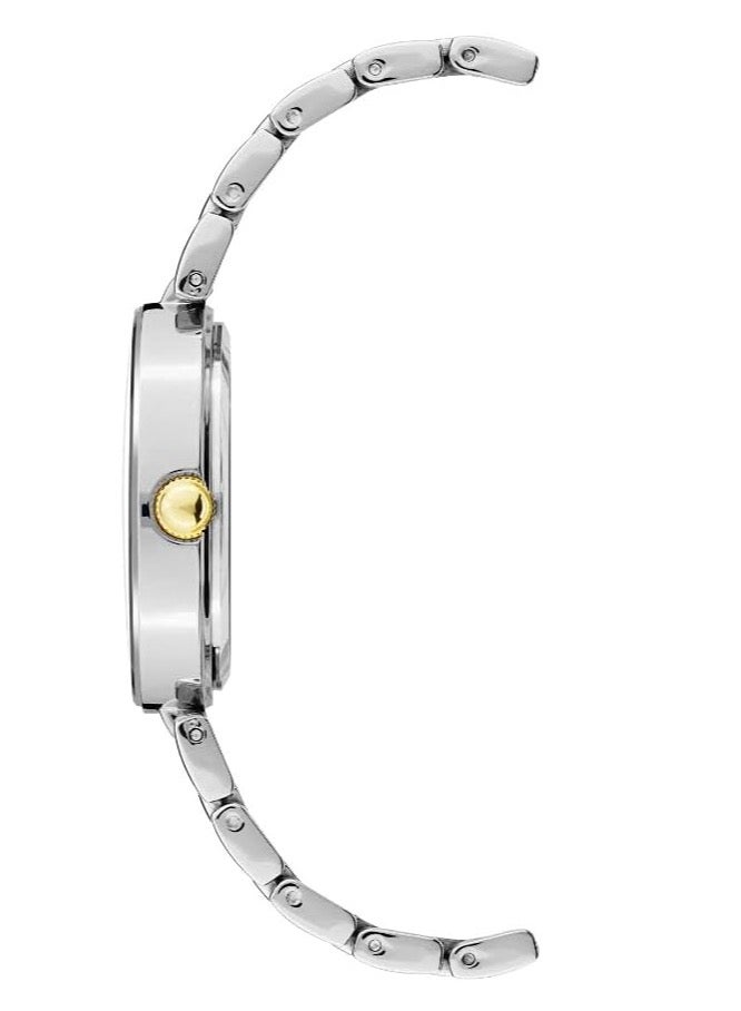 ANNE KLEIN ساعة آن كلاين للنساء بتقنية الكوارتز تعرض الوقت بشكل تناظري وسوار AK1363BKTT - Image 3