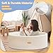 HARBOLLE Baby Ball Pit 472 Soft Round Memory Foam Ball Pits NOT Included Balls Indoor Outdoor Playpen for Babies Toddlers Kids Great Gift for Girls Boys White - Image 4