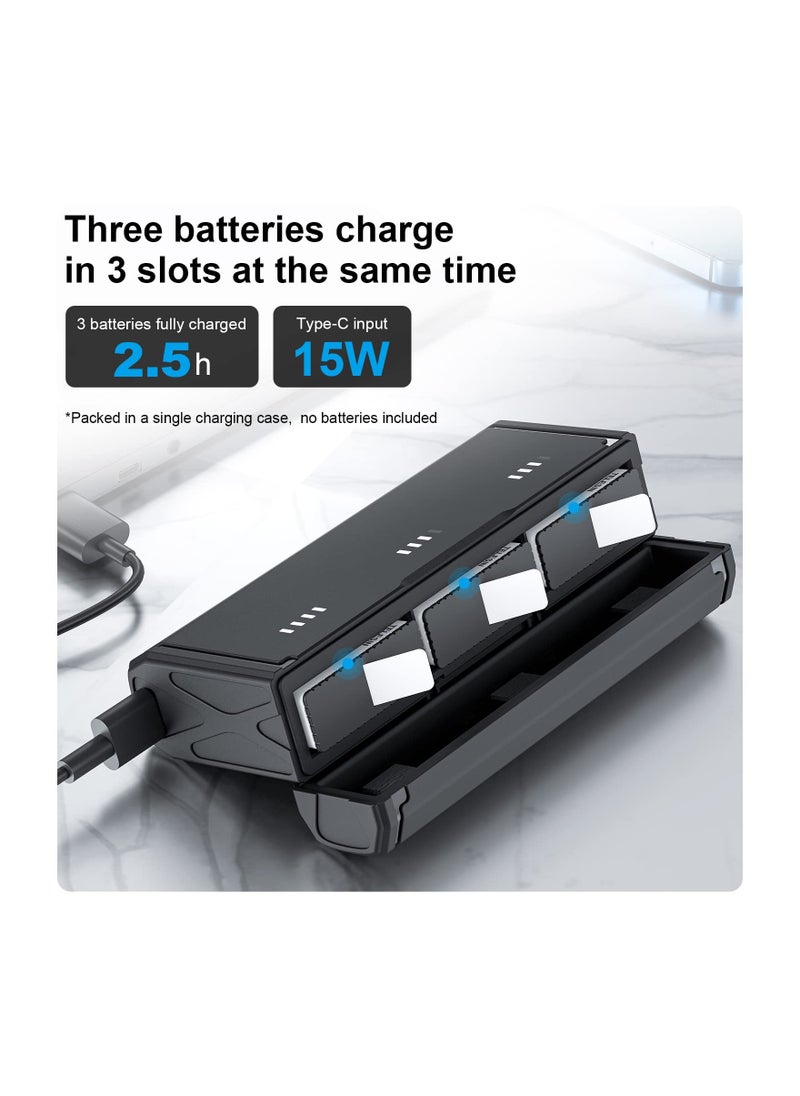 SYOSI - Pocket-Sized GoPro Charger, GoPro Enduro Battery Charger Smart Indicator Hero Charger Quick Charge GoPro Battery for GoPro Original Enduro and Standard Go Pro Hero 11 Hero 10 Hero 9 - Image 1