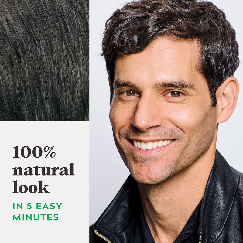 Just For Men Shampoo-In Color (Formerly Original Formula), Mens Hair Color with Keratin and Vitamin E for Stronger Hair - Deep Dark Brown, H-46, Pack of 1 - Image 4