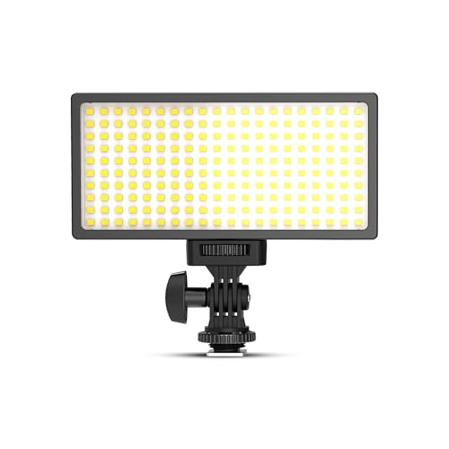 Digitek (LED-D308) 25W Bi-Color LED Video Light with Hot Shoe Mount, 2700K–6500K Adjustable Color Temperature, 308 LEDs, 2860LM Brightness, For YouTube, Photography, Video Shoot (Battery Not Included) - Image 1