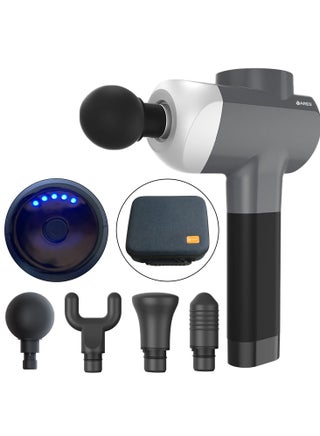 uFitness-2 Gun Massager 5 Speed Level 4 Detachable Heads Battery Capacity 3 Cell 2500Mah Charging Time 3H - pzsku/ZBB55034D6E19AF3D5898Z/45/_/1703756267/2cbe246c-aee1-4971-9d9b-0eb6797986a2