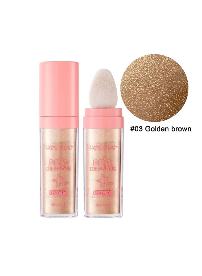 Body Shimmer Powder Polvo De Hadas Fairy Highlighter Glitter Natural Pigment Shiner Stick Loose Oil Glow Body Brighten Dust with Puff Makeup Three-Dimensional Face,Eyeshadow,Eye,Hair,Body,Hair - pzsku/ZBB55054F4BB3AA0700A9Z/45/_/1690665679/6ef7fc1b-2b64-4525-92d0-895360451ec5