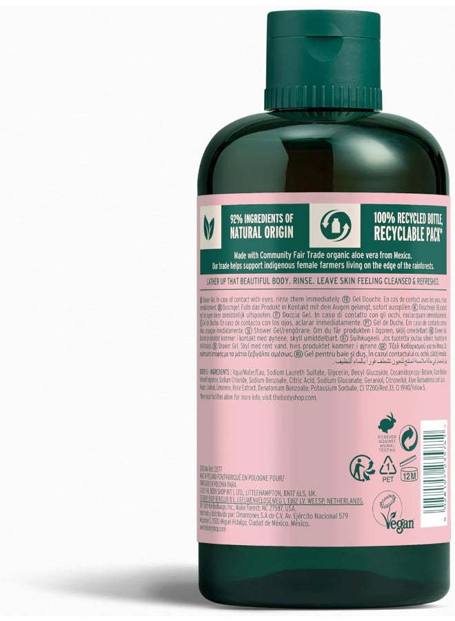 THE BODY SHOP British Rose Shower Gel Floral & Refreshing – Gentle Bath & Body Wash with Hand-Picked British Rose Extract | Romantic Floral Rose Fragrance | Tender Cleansing for Sensitive Skin | Non-Sticky, Dermatologically Tested, 250ml - Image 2